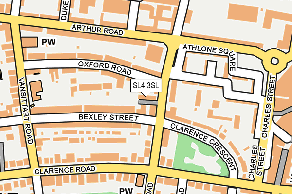 SL4 3SL map - OS OpenMap – Local (Ordnance Survey)