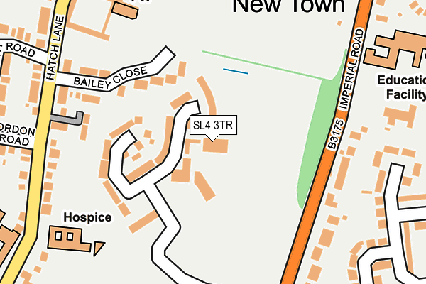 SL4 3TR map - OS OpenMap – Local (Ordnance Survey)