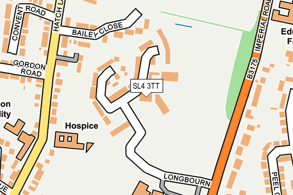 SL4 3TT map - OS OpenMap – Local (Ordnance Survey)