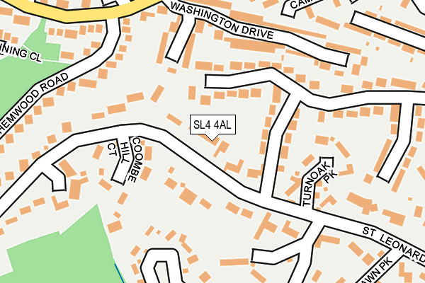 SL4 4AL map - OS OpenMap – Local (Ordnance Survey)