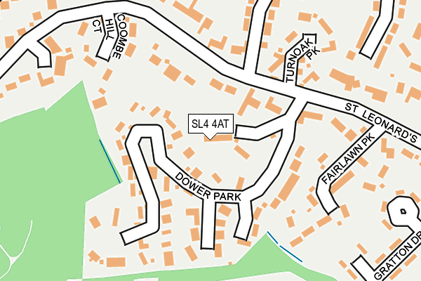 SL4 4AT map - OS OpenMap – Local (Ordnance Survey)