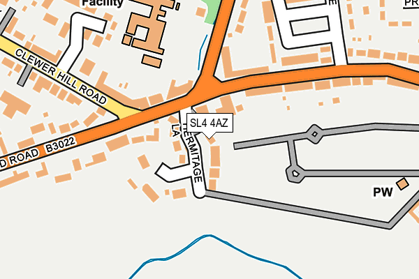 SL4 4AZ map - OS OpenMap – Local (Ordnance Survey)