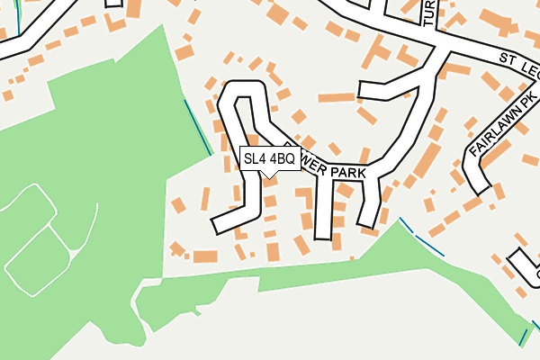 SL4 4BQ map - OS OpenMap – Local (Ordnance Survey)