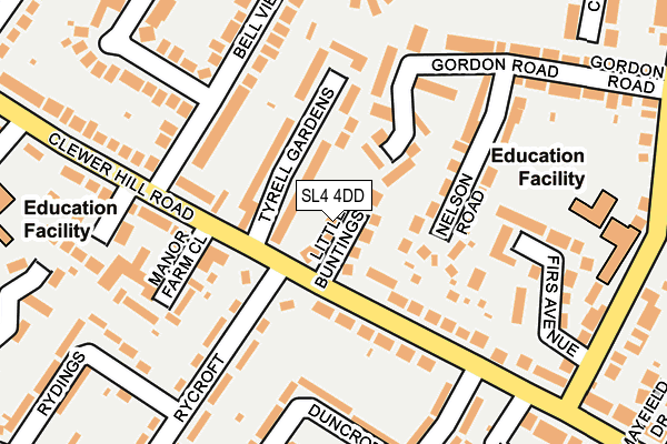 SL4 4DD map - OS OpenMap – Local (Ordnance Survey)