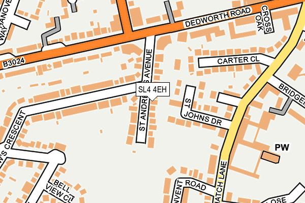 SL4 4EH map - OS OpenMap – Local (Ordnance Survey)