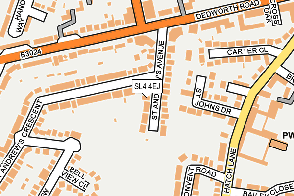 SL4 4EJ map - OS OpenMap – Local (Ordnance Survey)
