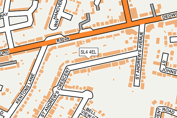 SL4 4EL map - OS OpenMap – Local (Ordnance Survey)