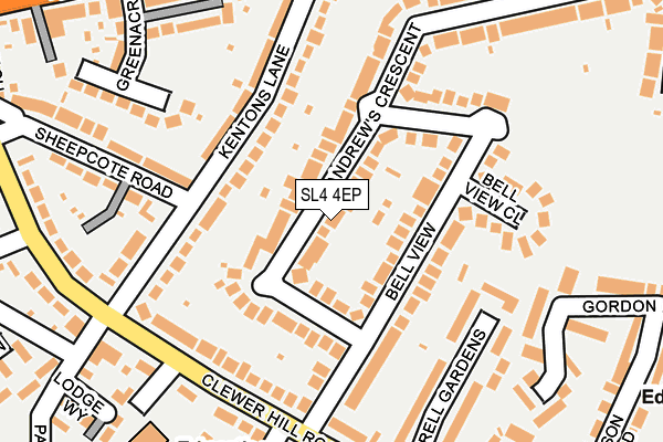 SL4 4EP map - OS OpenMap – Local (Ordnance Survey)