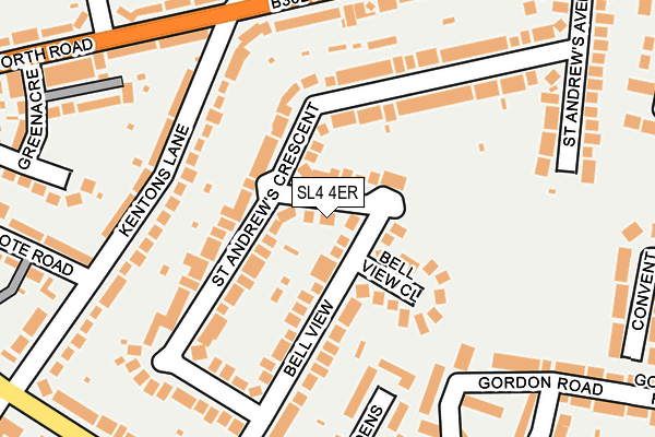 SL4 4ER map - OS OpenMap – Local (Ordnance Survey)