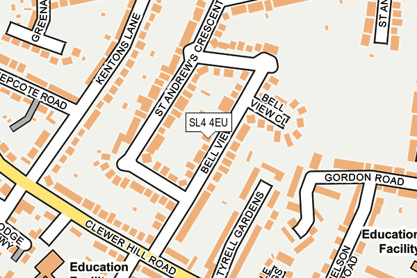 SL4 4EU map - OS OpenMap – Local (Ordnance Survey)