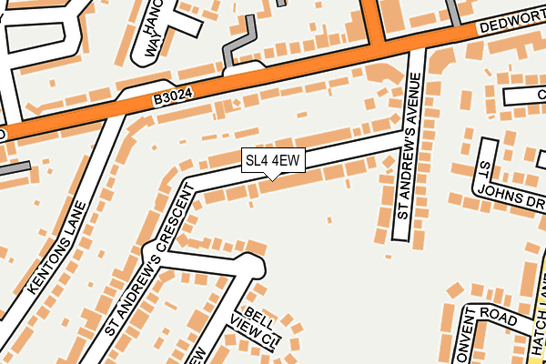 SL4 4EW map - OS OpenMap – Local (Ordnance Survey)