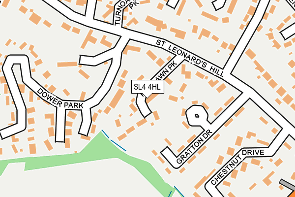 SL4 4HL map - OS OpenMap – Local (Ordnance Survey)