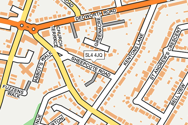 SL4 4JQ map - OS OpenMap – Local (Ordnance Survey)
