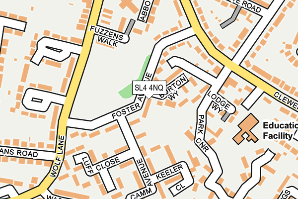 SL4 4NQ map - OS OpenMap – Local (Ordnance Survey)