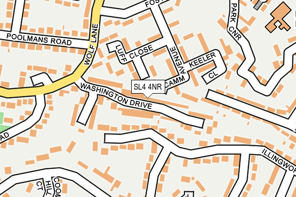 SL4 4NR map - OS OpenMap – Local (Ordnance Survey)