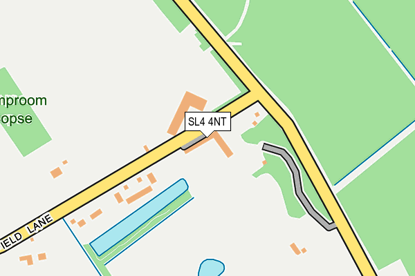 SL4 4NT map - OS OpenMap – Local (Ordnance Survey)