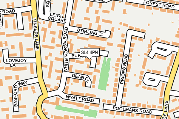 SL4 4PN map - OS OpenMap – Local (Ordnance Survey)