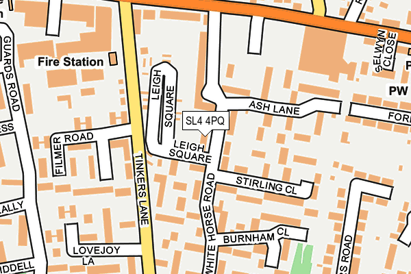 SL4 4PQ map - OS OpenMap – Local (Ordnance Survey)