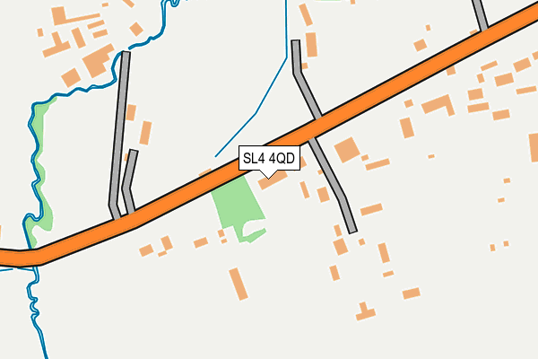 SL4 4QD map - OS OpenMap – Local (Ordnance Survey)