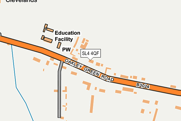 Map of B&O SERVICES LTD at local scale