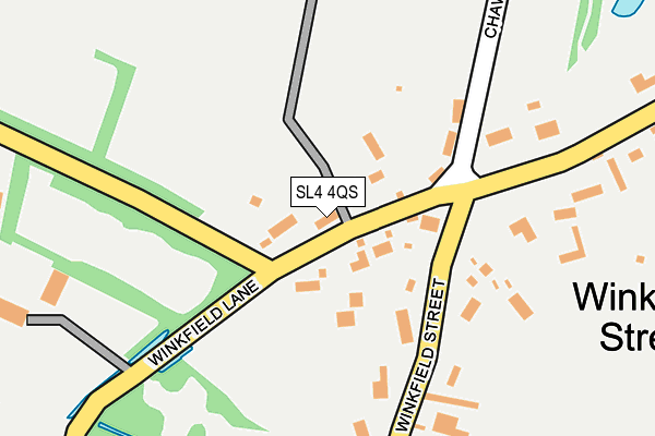 SL4 4QS map - OS OpenMap – Local (Ordnance Survey)