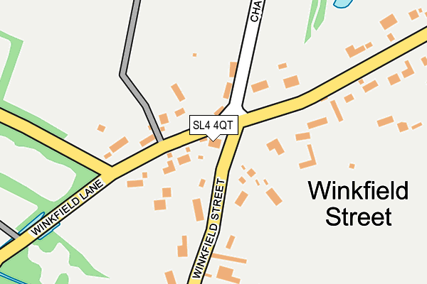 SL4 4QT map - OS OpenMap – Local (Ordnance Survey)