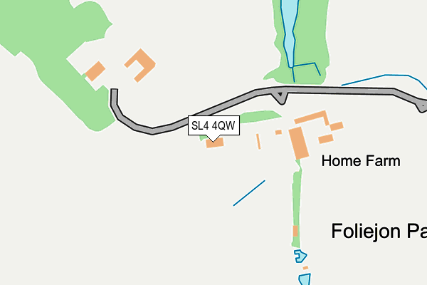 SL4 4QW map - OS OpenMap – Local (Ordnance Survey)