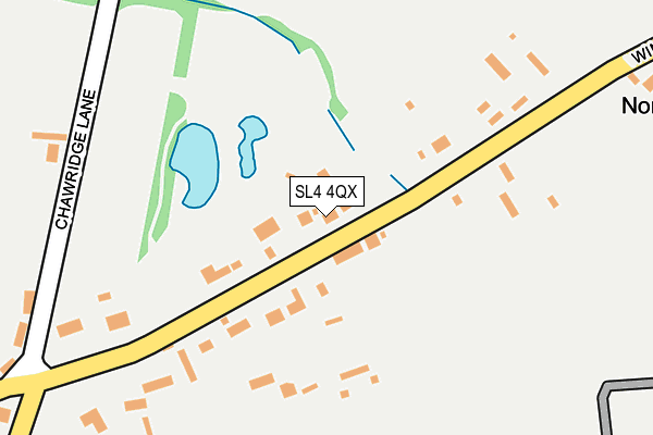 SL4 4QX map - OS OpenMap – Local (Ordnance Survey)