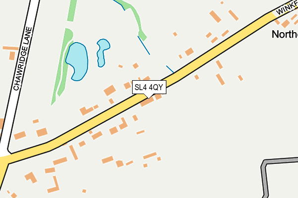 SL4 4QY map - OS OpenMap – Local (Ordnance Survey)