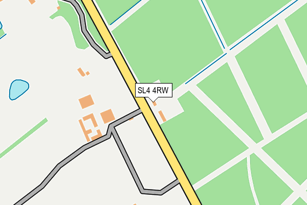 SL4 4RW map - OS OpenMap – Local (Ordnance Survey)