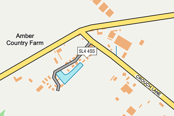 SL4 4SS map - OS OpenMap – Local (Ordnance Survey)