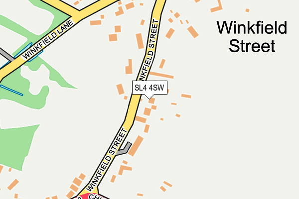 SL4 4SW map - OS OpenMap – Local (Ordnance Survey)