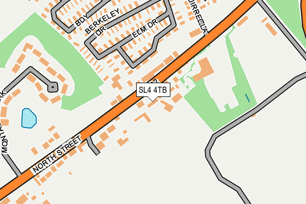 SL4 4TB map - OS OpenMap – Local (Ordnance Survey)