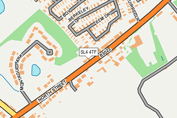 SL4 4TF map - OS OpenMap – Local (Ordnance Survey)