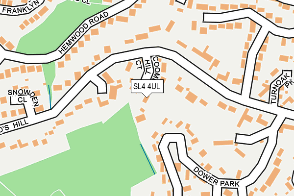 SL4 4UL map - OS OpenMap – Local (Ordnance Survey)
