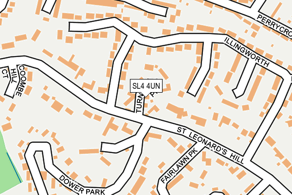 SL4 4UN map - OS OpenMap – Local (Ordnance Survey)