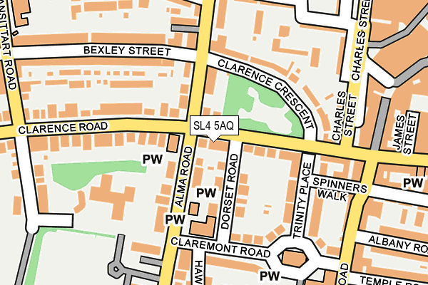 SL4 5AQ map - OS OpenMap – Local (Ordnance Survey)