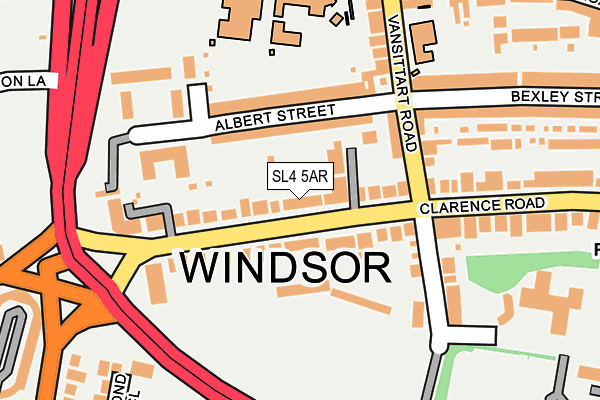 SL4 5AR map - OS OpenMap – Local (Ordnance Survey)