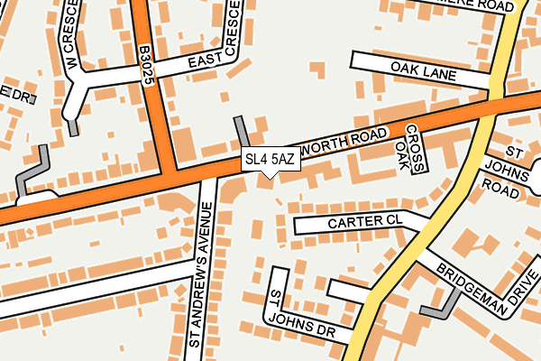 SL4 5AZ map - OS OpenMap – Local (Ordnance Survey)