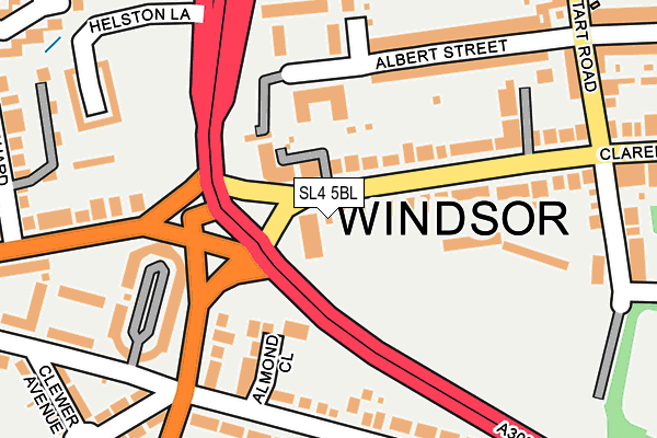 SL4 5BL map - OS OpenMap – Local (Ordnance Survey)