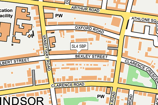 SL4 5BP map - OS OpenMap – Local (Ordnance Survey)