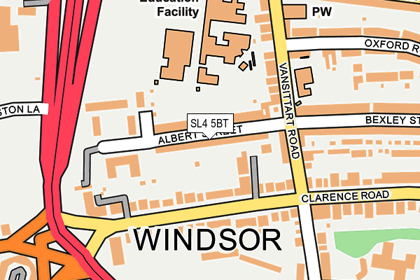 SL4 5BT map - OS OpenMap – Local (Ordnance Survey)