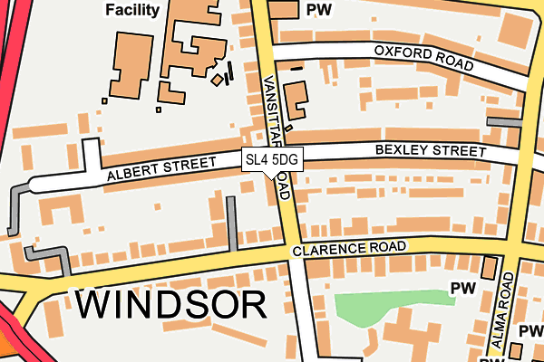 SL4 5DG map - OS OpenMap – Local (Ordnance Survey)