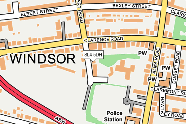 SL4 5DH map - OS OpenMap – Local (Ordnance Survey)