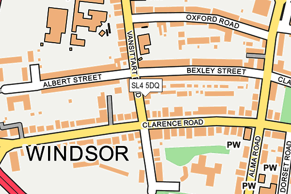 SL4 5DQ map - OS OpenMap – Local (Ordnance Survey)