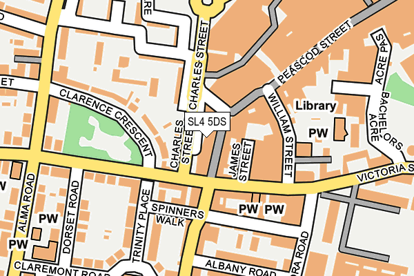 SL4 5DS map - OS OpenMap – Local (Ordnance Survey)