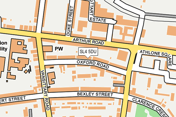 SL4 5DU map - OS OpenMap – Local (Ordnance Survey)