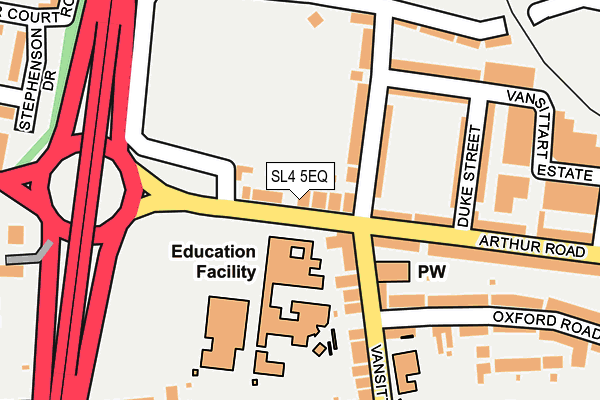 SL4 5EQ map - OS OpenMap – Local (Ordnance Survey)