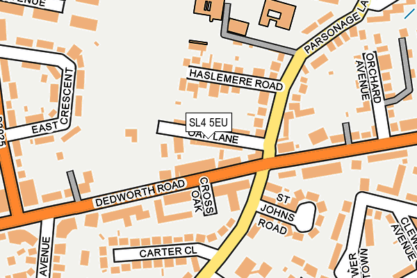 SL4 5EU map - OS OpenMap – Local (Ordnance Survey)