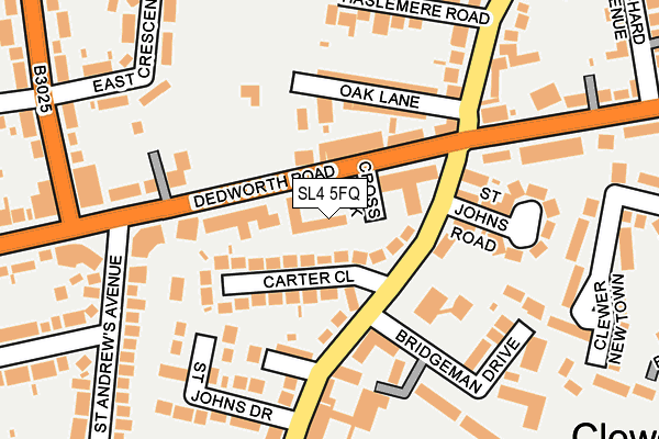 SL4 5FQ map - OS OpenMap – Local (Ordnance Survey)